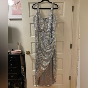 City Chuc sequin gown